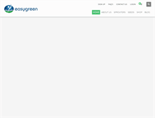 Tablet Screenshot of easygreen.com